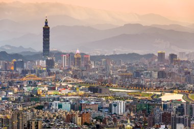 Taipei Tayvan manzarası