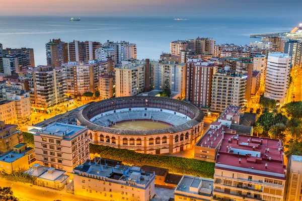 Malaga Skyline — Zdjęcie stockowe