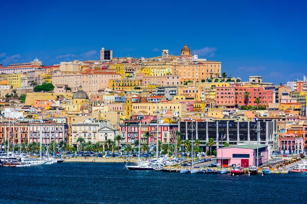 Paesaggio urbano Cagliari — Foto Stock