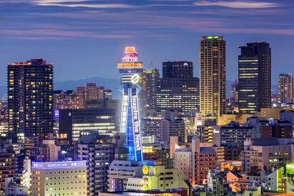 Tsutenkaku Tower in Osaka — Stock Photo, Image