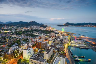 Shimonoseki, Japonya manzarası