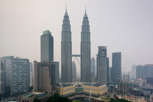 Kuala lumpur neblina — Foto de Stock