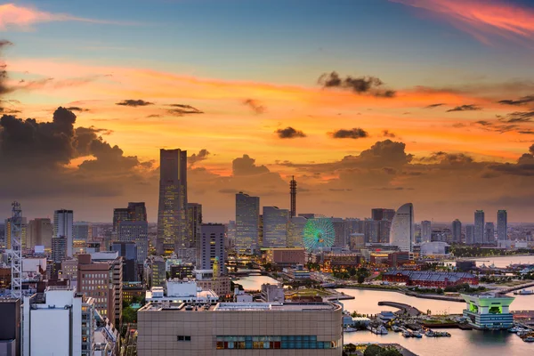 Yokohama Japão Skyline — Fotografia de Stock