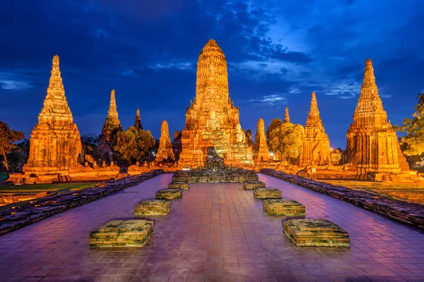 Wat Chaiwatthanaram de Ayutthaya — Foto de Stock