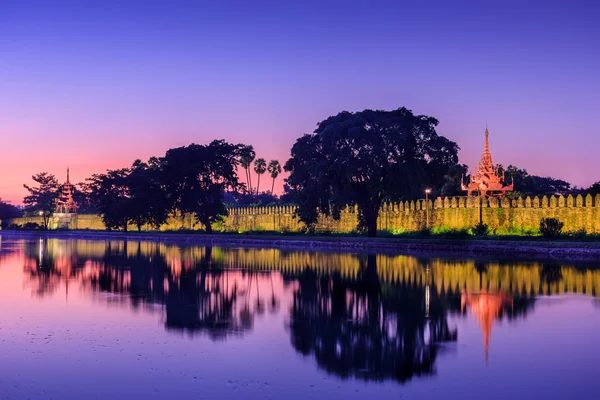 Palacio Mandalay en Myanmar —  Fotos de Stock