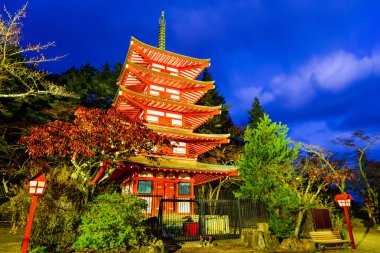 Chureito Pagoda in Japan clipart