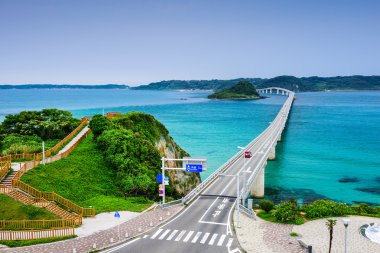 Tsunoshima Köprüsü Japonya'da