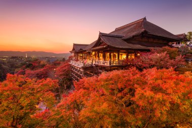 Kiyomizu-dera Temple in Japan clipart