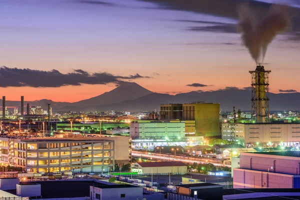 Továrny a Fuji — Stock fotografie