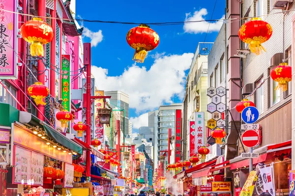 Kobe, Japón Chinatown — Foto de Stock