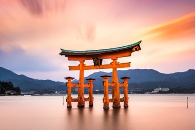 Miyajima Gate in Japan clipart