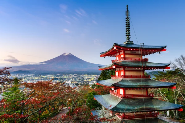 Fuji восени — стокове фото