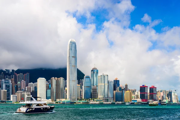 Linha do horizonte de Hong Kong — Fotografia de Stock