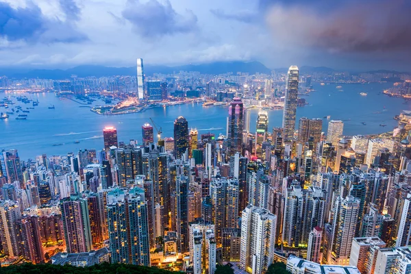 Hongkong Skyline — Stockfoto