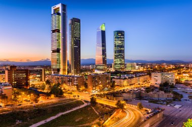 Madrid Spain Skyline clipart
