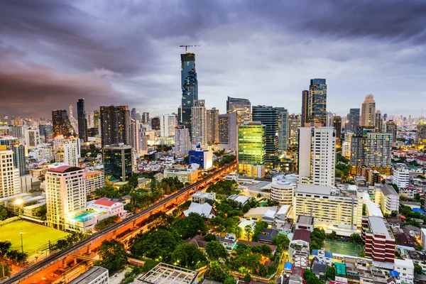 Bangkok, Thailand Financial district — Stock Photo, Image