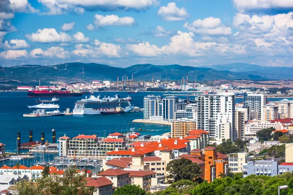 Gibraltar en el Mediterráneo — Foto de Stock