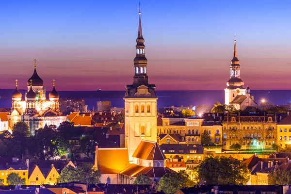 Tallinn Estonia Twilight — Stock Photo, Image