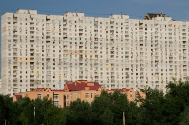 Ukrayna, Kiev 'de çok katlı bir bina.