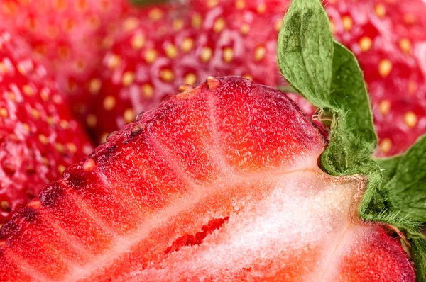 Strawberries  background — Stock Photo, Image