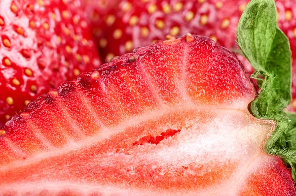 Strawberries  background — Stock Photo, Image