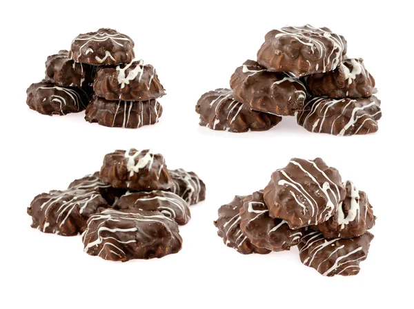 Set of biscuits chocolate — Stock Photo, Image
