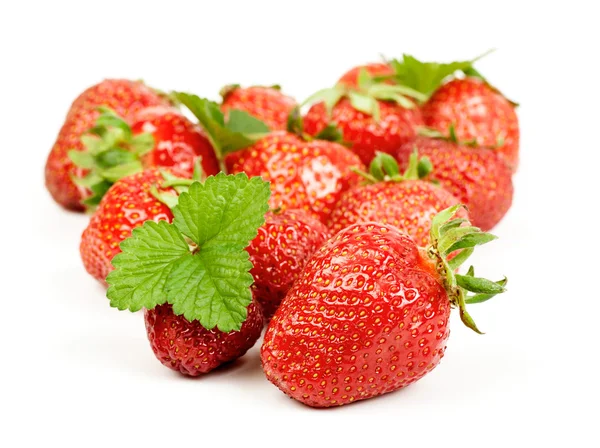 Red strawberry heap — Stock Photo, Image