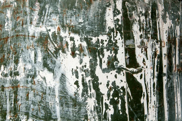 锈迹斑斑的金属的绿色背景 — 图库照片