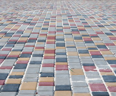 kaldırım döşeme renk