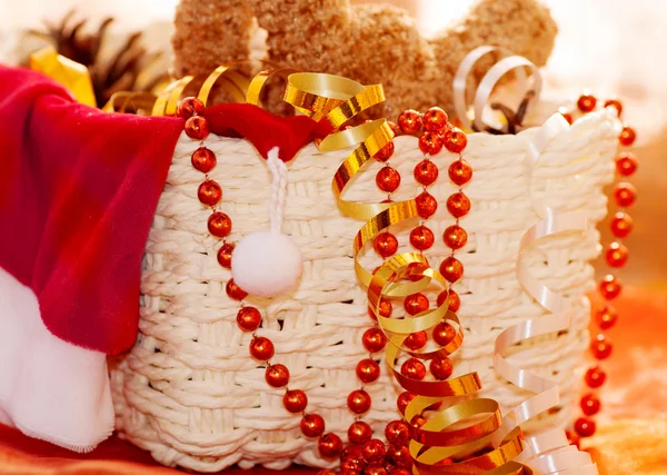 Christmas holiday tinsel — Stock Photo, Image