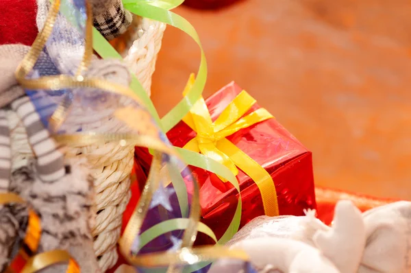 Christmas holiday tinsel — Stock Photo, Image