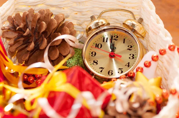 Christmas holiday tinsel — Stock Photo, Image