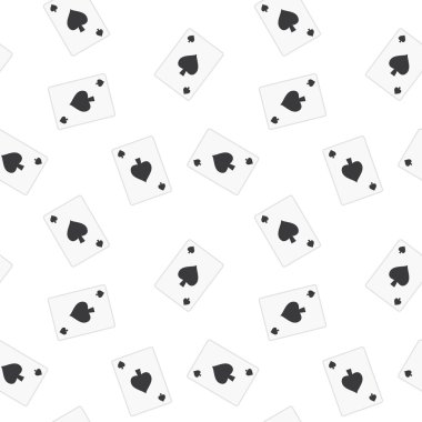 Sorunsuz iskambil maça takım elbise desen arka plan