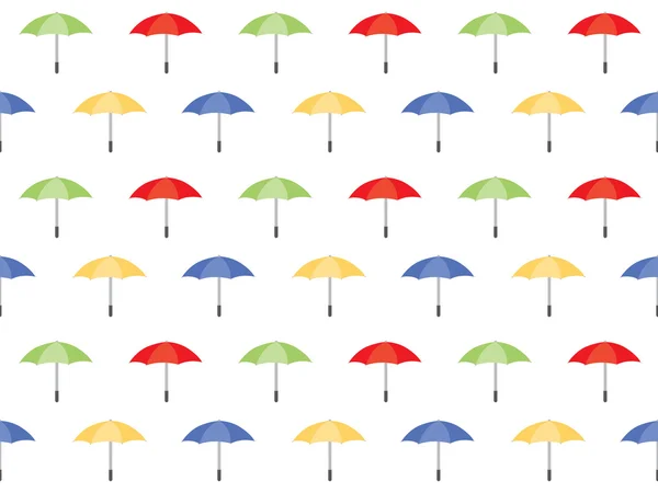Безшовний кольоровий візерунок парасольки — стоковий вектор