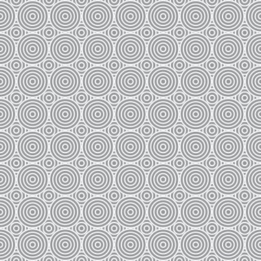 Kesintisiz geometrik daireler desen doku
