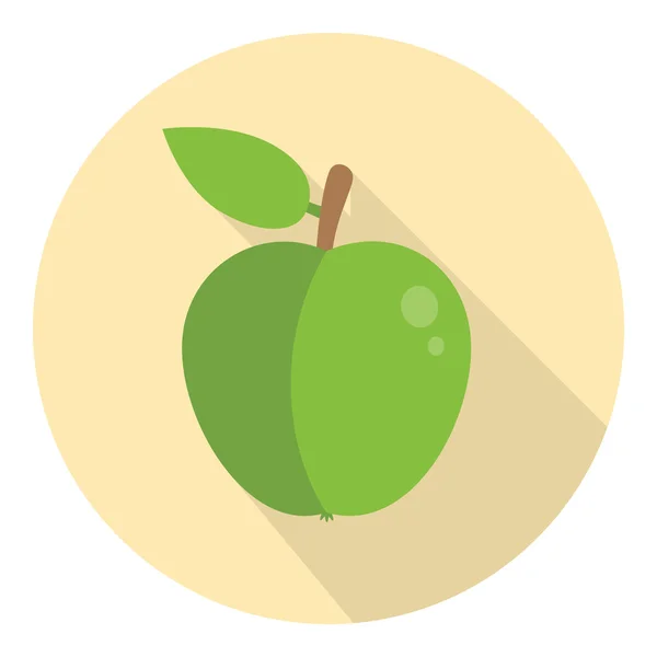Apple söt frukt — Stock vektor