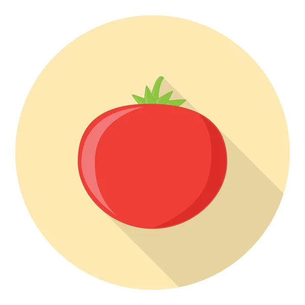 Planta vegetal de tomate — Vector de stock