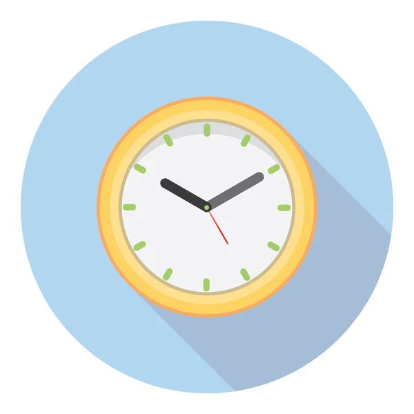 Horloge de bureau mur — Image vectorielle