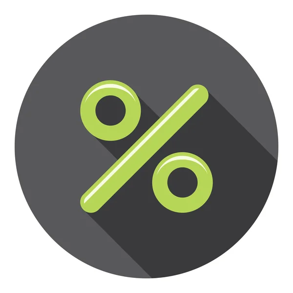 Percent Discount Symbol Icon — Stock Vector