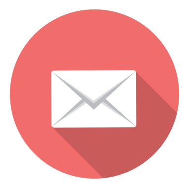 E- posta Düz Simgesi