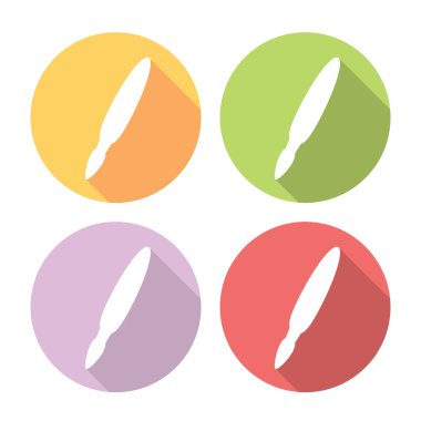 Çizim Fırçası aracı düz Icons Set