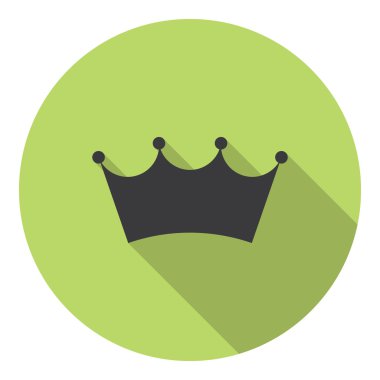 Kraliyet hanedan Crown düz simgesi