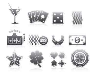 Kumar Icons siluet serisi Set