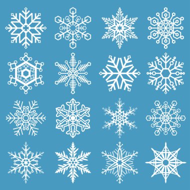 Kar taneleri tatil seti