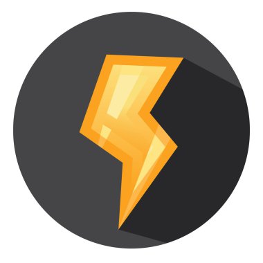 Yıldırım parlak simgesi