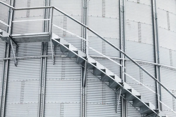 Detail van opslag graan silo — Stockfoto