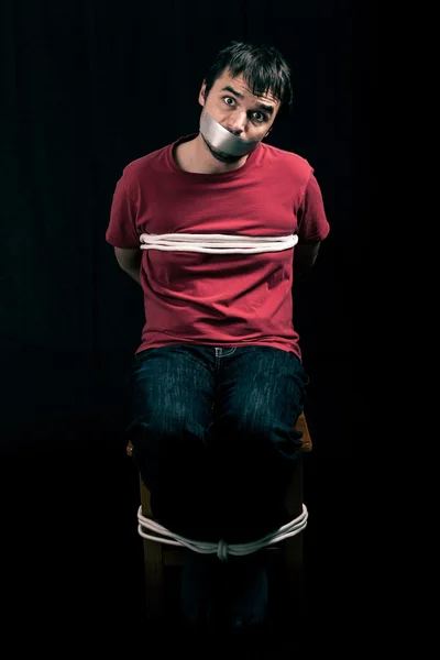 Kidnapped man hostage Stock Photo by ©JanMika 49010483