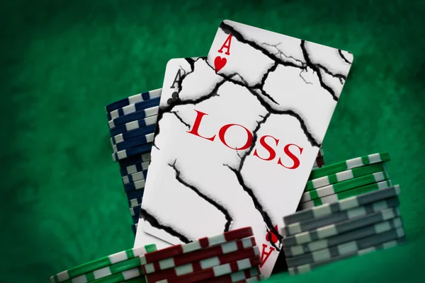 Gambling cards, casino concept — Stock Photo, Image