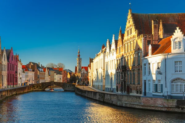 Kanal Spiegelrei, Bruges, Belçika — Stok fotoğraf