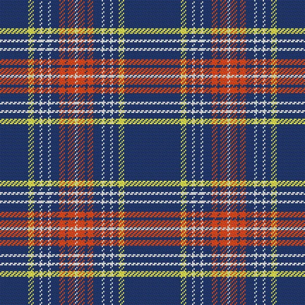 Vector sin costuras azul y rojo tartán escocés — Archivo Imágenes Vectoriales